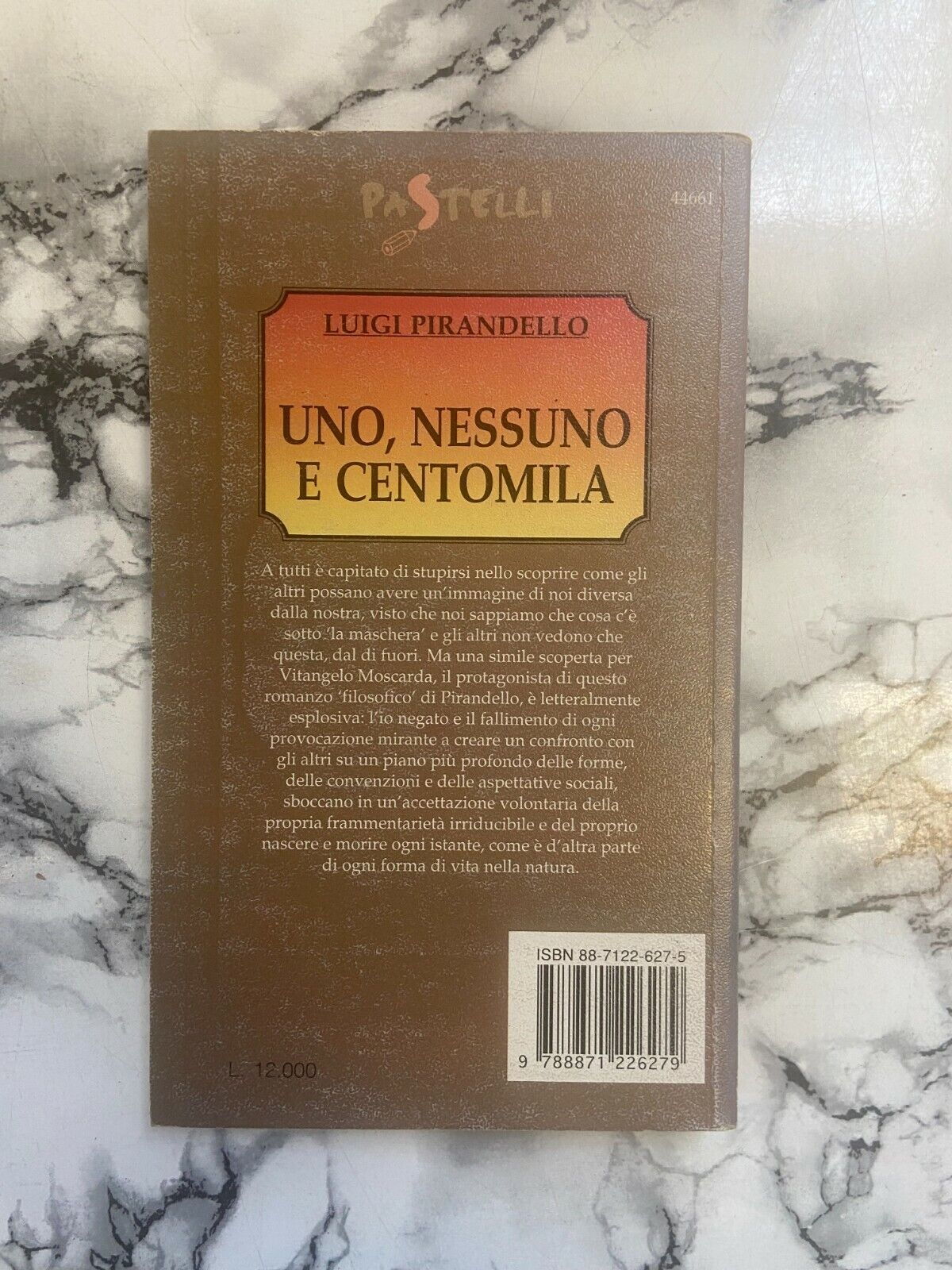 Libro - L. Pirandello - Uno, nessuno e centomila