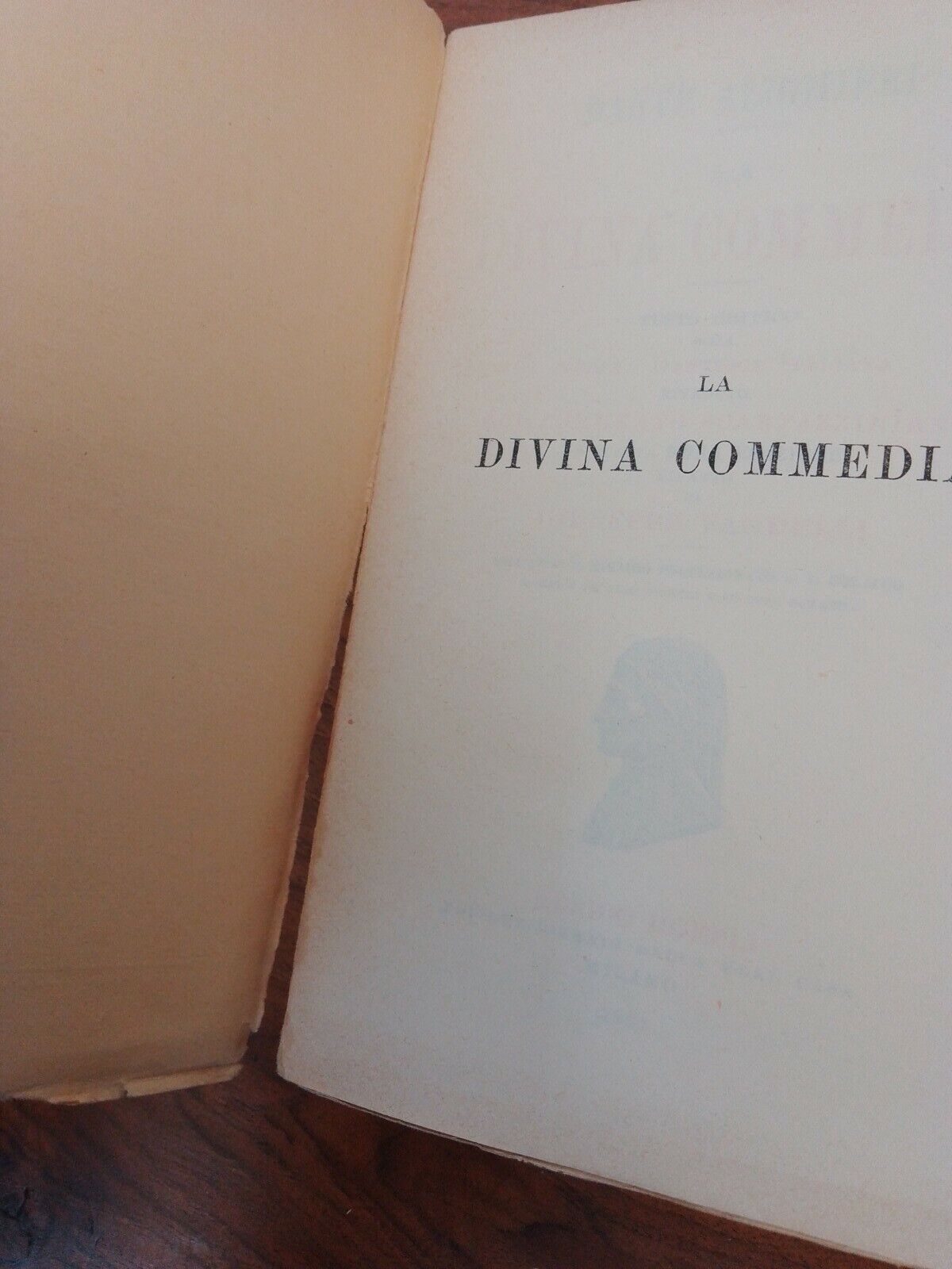 LA DIVINA COMMEDIA, Dante ALIGHIERI,  HOEPLI 1929 raro