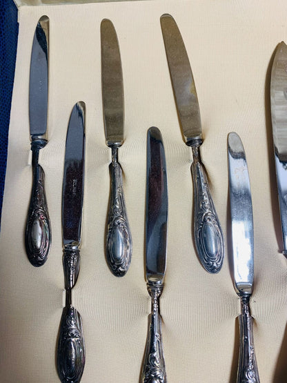 Vintage silver cutlery set