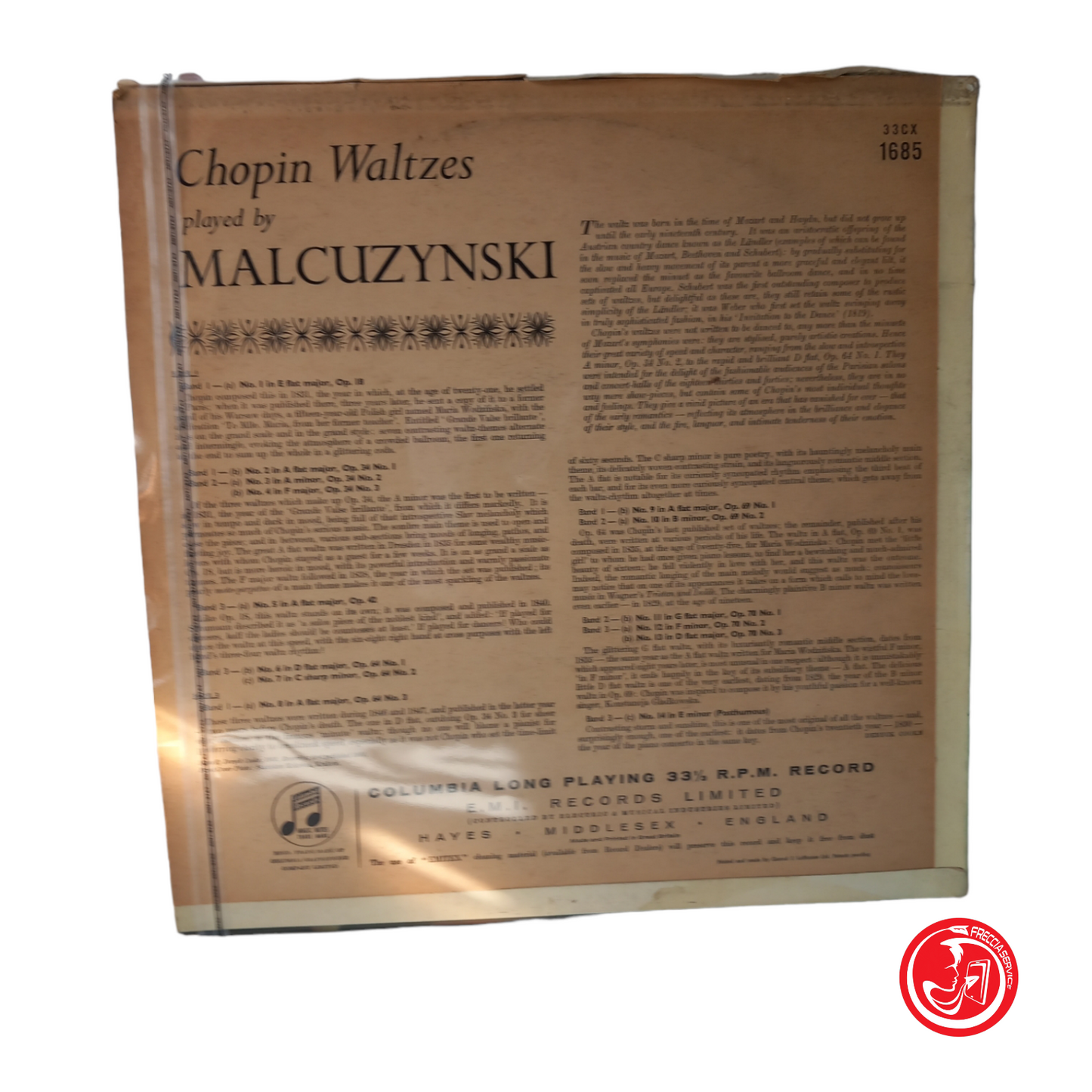 VALSES DE MALCUZYNSKI CHOPIN