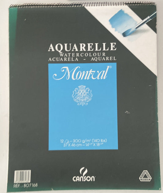Aquarelle WaterColour Montval 300 g/m2 (140 lbs)  37x46cm