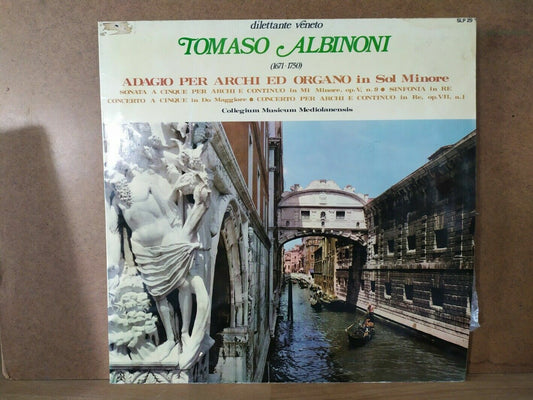 Tomaso Albinoni, Collegium Musicum Mediolanensis – Adagio Per Archi Ed Organo In