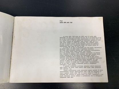 Catalogo anni 70 Fiat dalla 508 alla 128