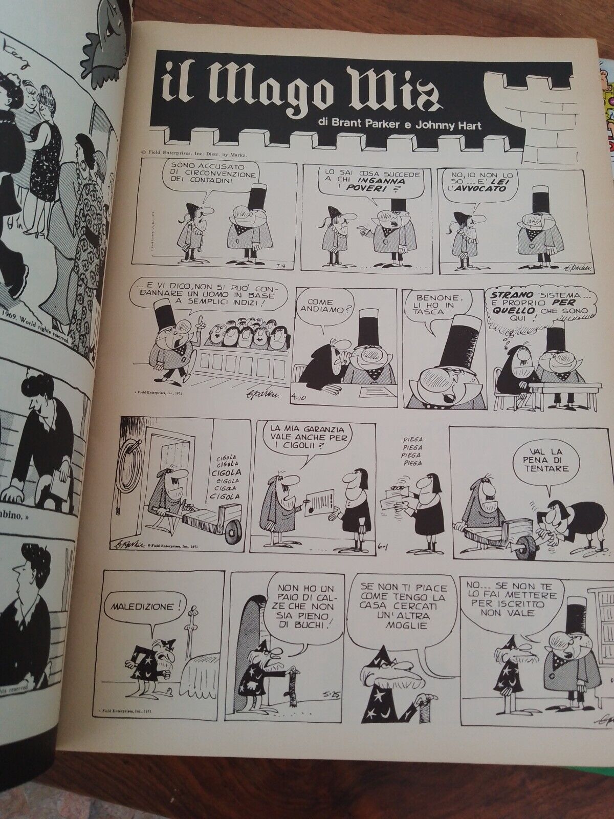IL MAGO - ANNO 1 - N. 3-4, 1972 - La RIVISTA dei FUMETTI e dell' UMORISMO