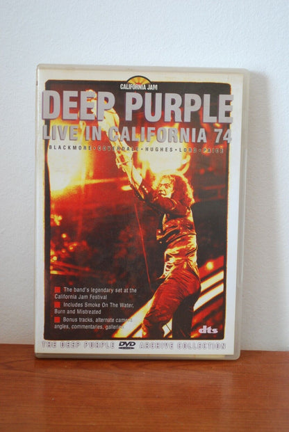 DEEP PURPLE LIVE IN CALIFORNIA 74 DVD