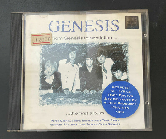 GENESIS - FROM GENESIS TO RELEVATION ..THE FIRST ALBUM