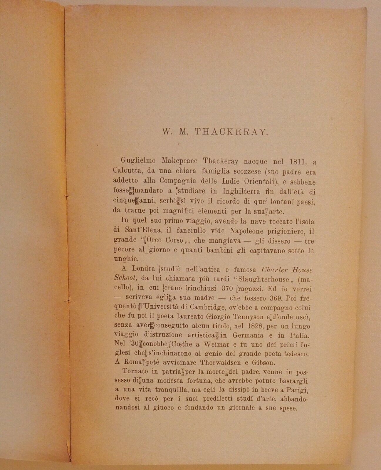 THACKERAY WILLIAM, LA FIERA DELLA VANITA' VOL. I- II - III GARZANTI 1929