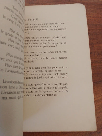 Trois poemes de guerre, 3 édition - Paul Claudel- nrf 1915