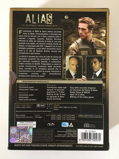 DVD BOX SET - ALIAS SEASON 2 (6 DVDs) - New