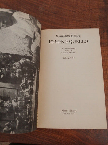 Io sono Quello, Volume 1 e Volume 2, N.Maharaj, Rizzoli, 1981-82