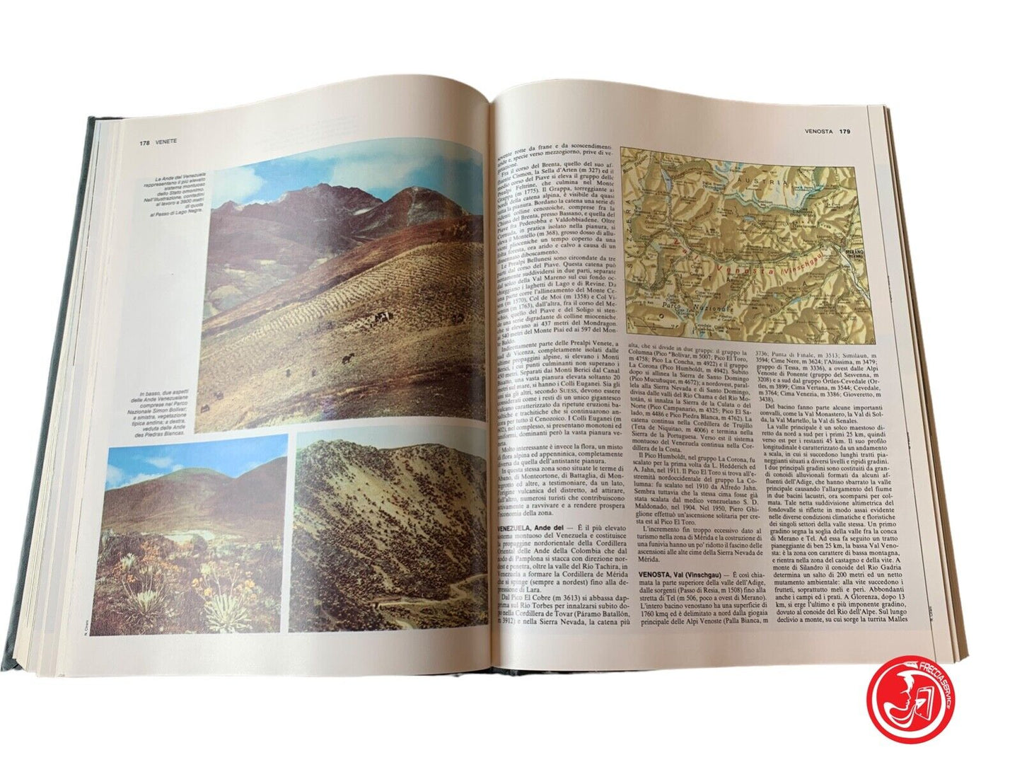 La Montagna - Enciclopedia illustrata Istituto geografico De Agostini Novara