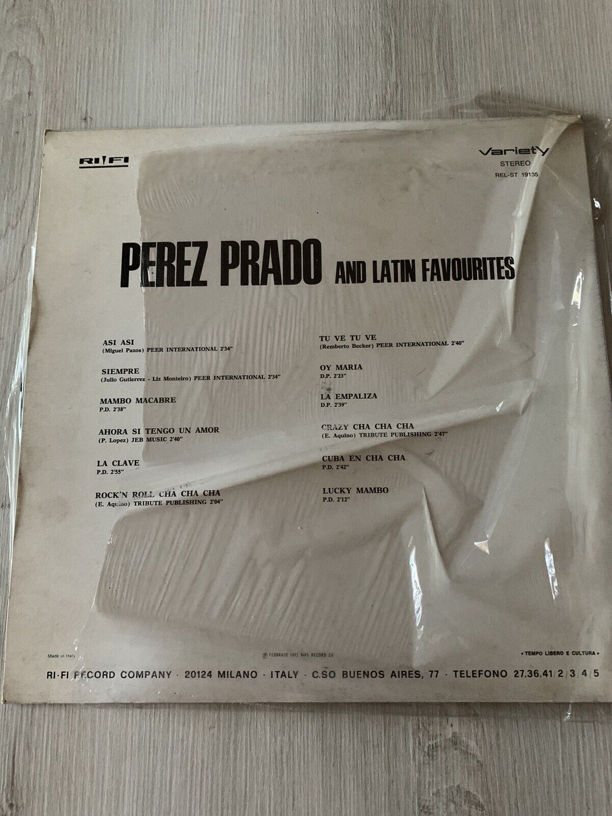 Perez Prado and the latin favourites