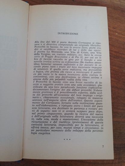 GUIDA ALL'ARGUZIA EROTICA NEI PROVERBI -  G. PECORI - ed. SUGAR 1973