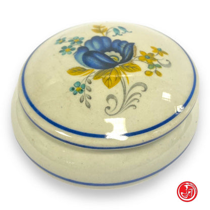 Pill box / jewelry box in Parisian ceramic 