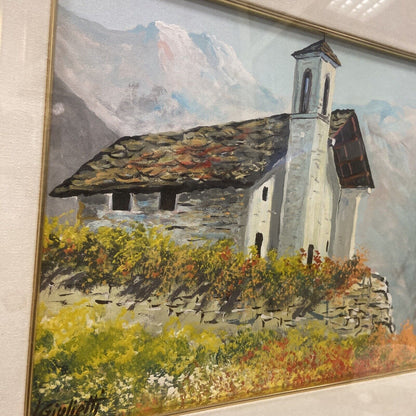 Dipinto Olio Su Tela Firmato Giulietti