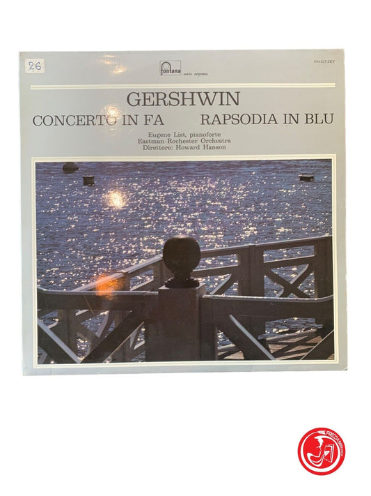 Gershwin - Eugene List, Orchestre Eastman-Rochester Chef d'orchestre : Howard Hanson