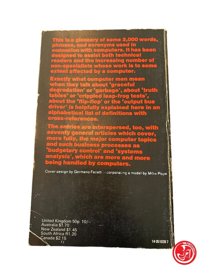 Un dictionnaire des ordinateurs - Anthony Chandor - Penguin Books 1970