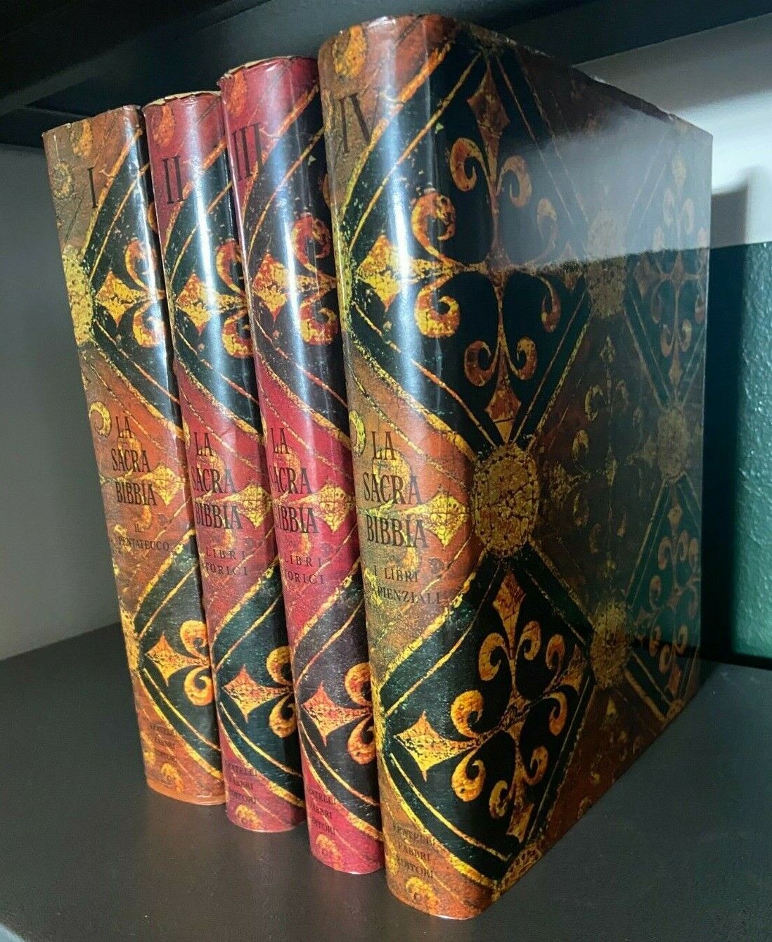 La sacra Bibbia - 4 volumi - I libri storici