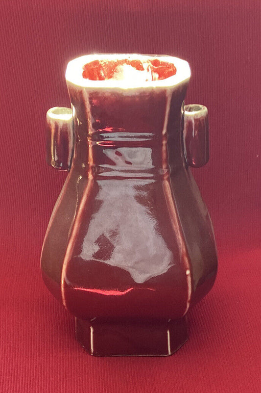 Antique Bordeaux vase