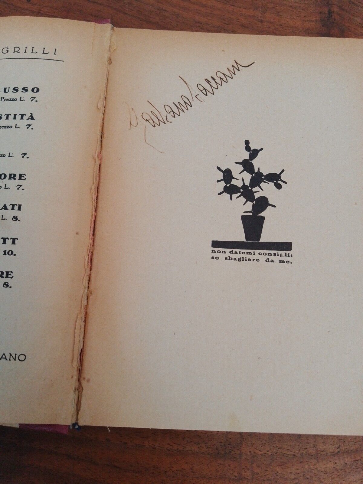 Les végétariens de l'amour, Pitigrilli, Sonzogno, 1931