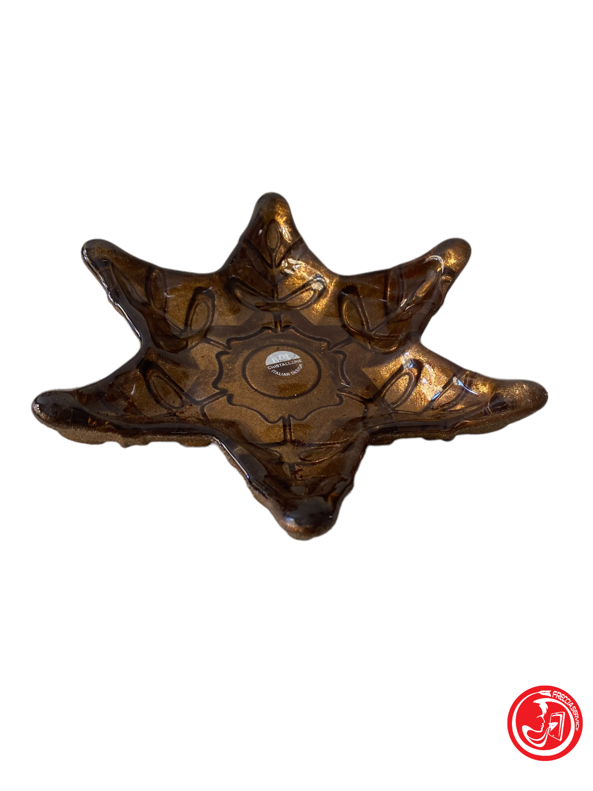 Glass star ornament