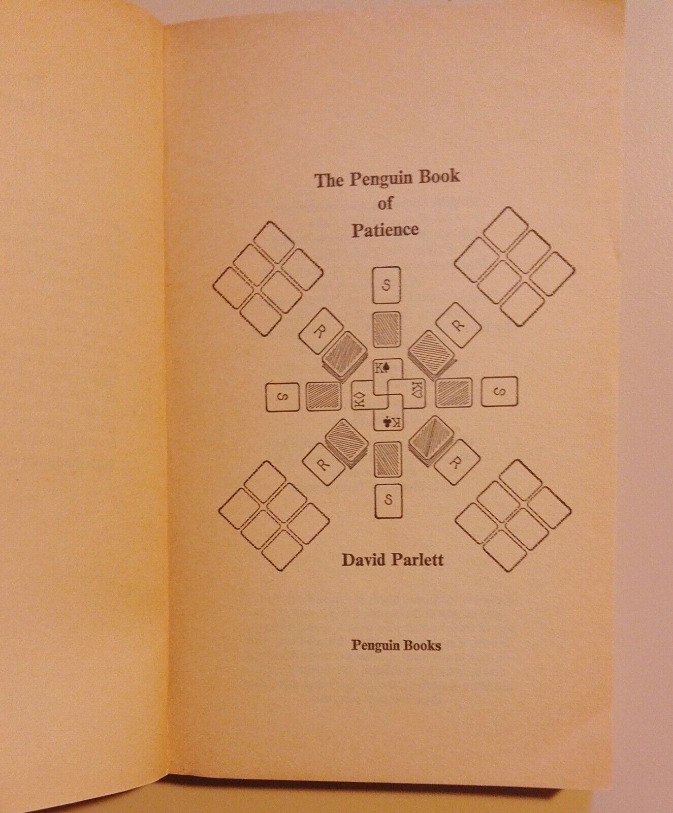 The Penguin Book of Patience (Penguin Handbooks) By David Parlett