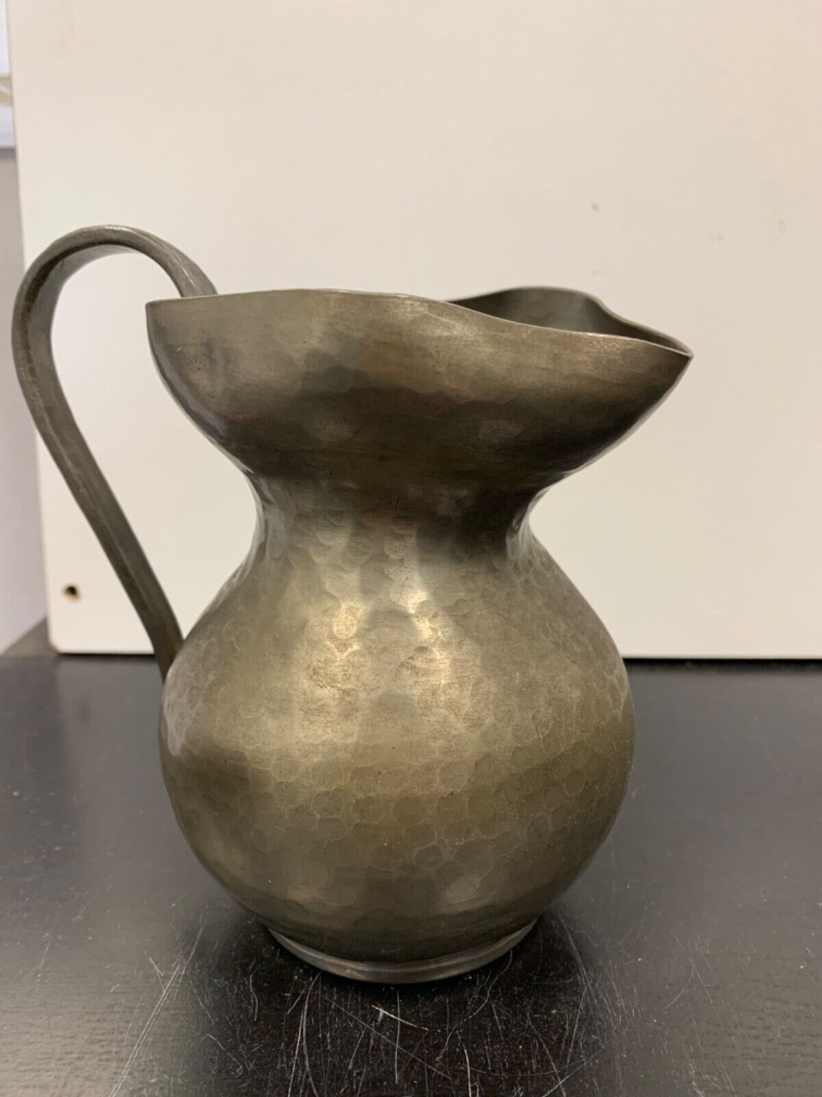 Small pewter carafe