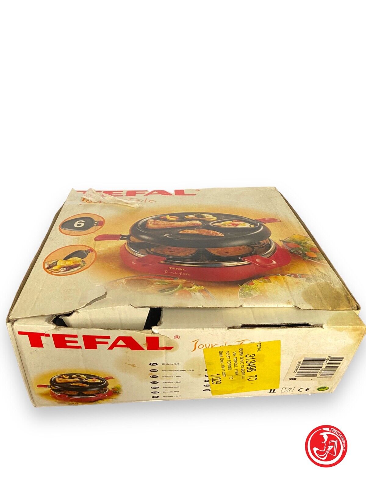 Raclette Grill - Electric griddle with accessories - Tour de Fete - Tefal 