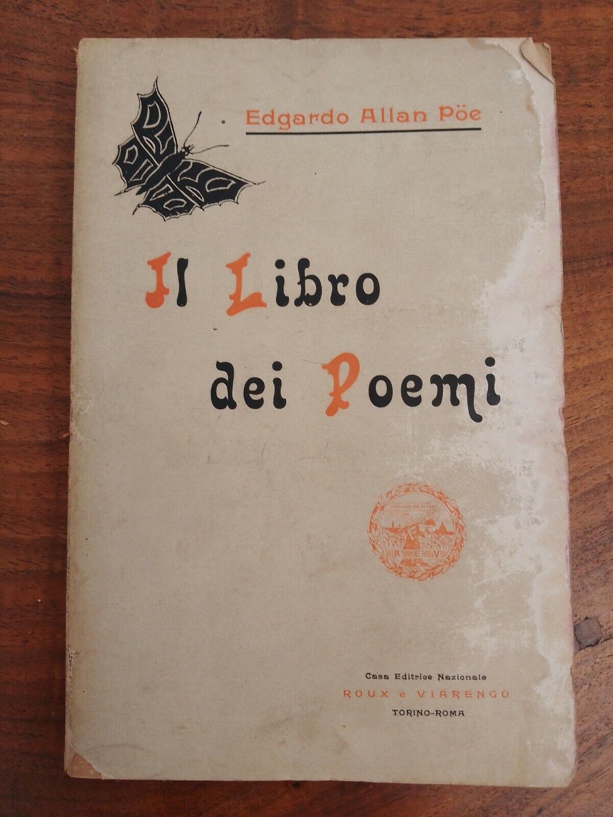 Il Libro Dei Poemi, E.A. POE, Roux e Viarengo, 1902