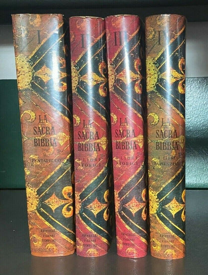 La sacra Bibbia - 4 volumi - I libri storici