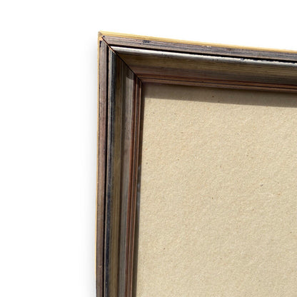 Cornice in legno con fondo in legno 40 x 46 cm