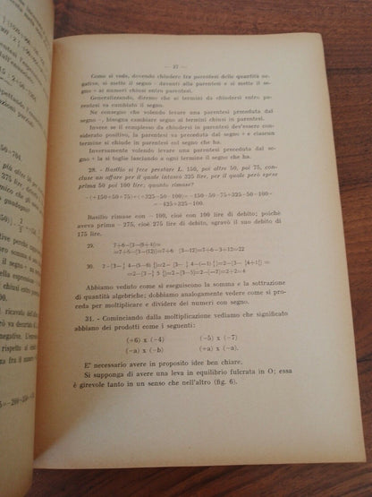 Sulle strade dell'algebra, A. Nanni, Lavagnolo ed., 1940