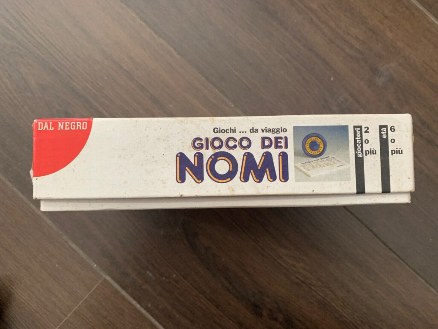Gioco da viaggio vintage - Il gioco dei nomi