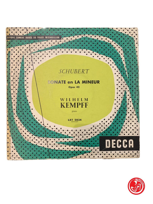Wilhelm Kempff / Schubert - Sonate n°16 en la mineur, Opus 42