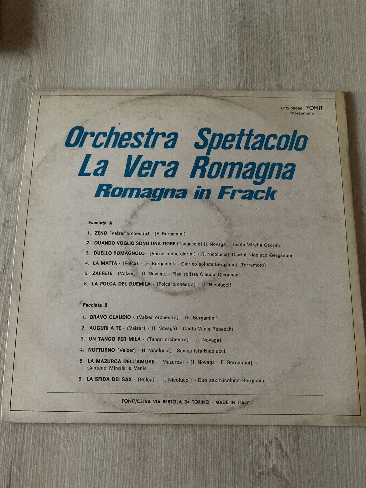 La Vera Romagna Entertainment Orchestra - Romagna in Frack