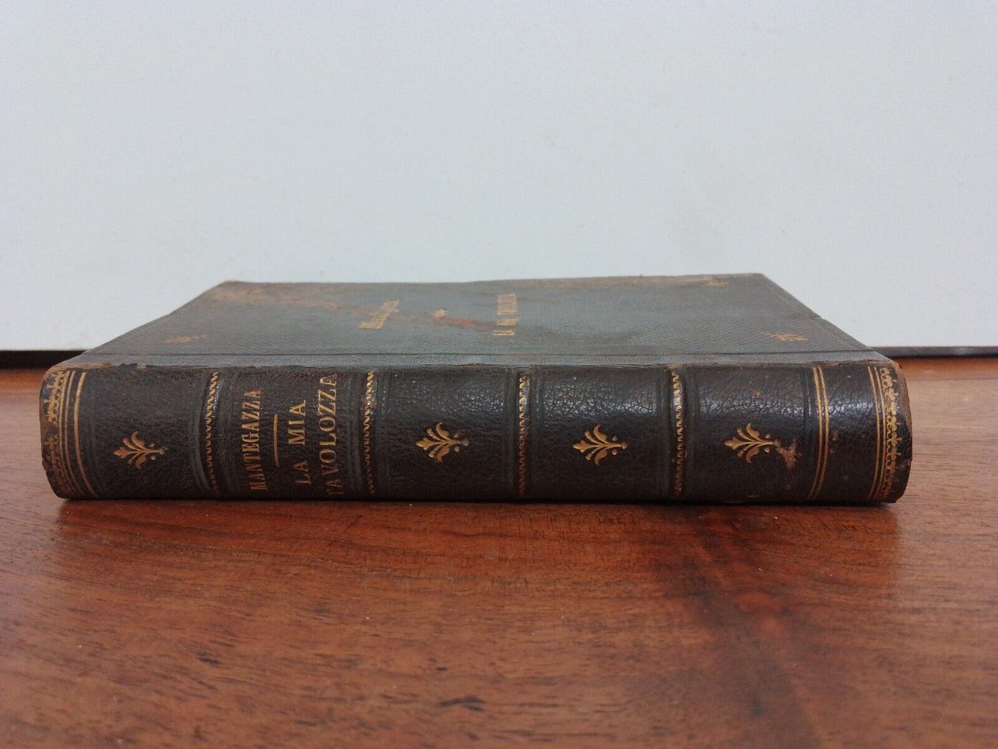 La mia tavolozza, P. Mantegazza, Zanichelli, autografato, 1878, raro