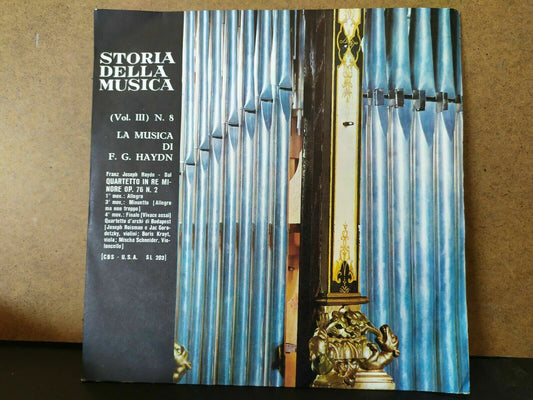 Storia Della Musica Vol. III N. 8 / La musica di F. G. Haydn