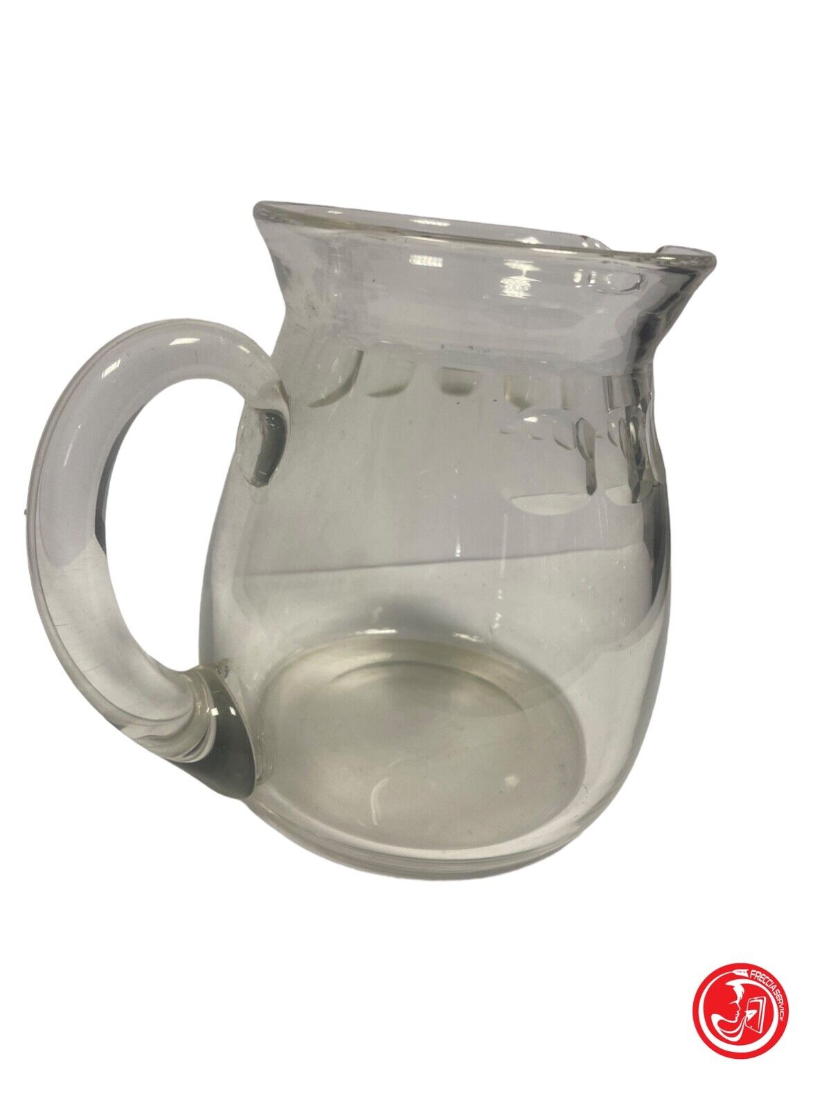 Brocca in vetro per l'acqua