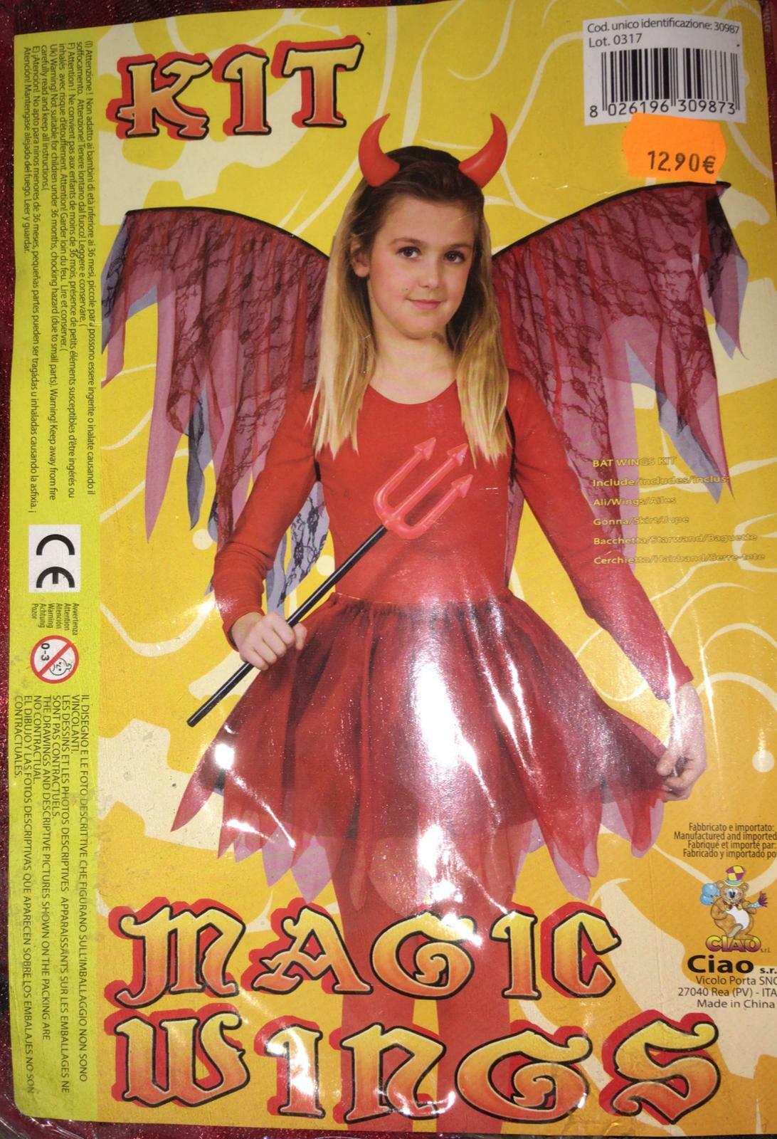 KIT HALLOWEEN FILLE MODÈLES ASSORTIS