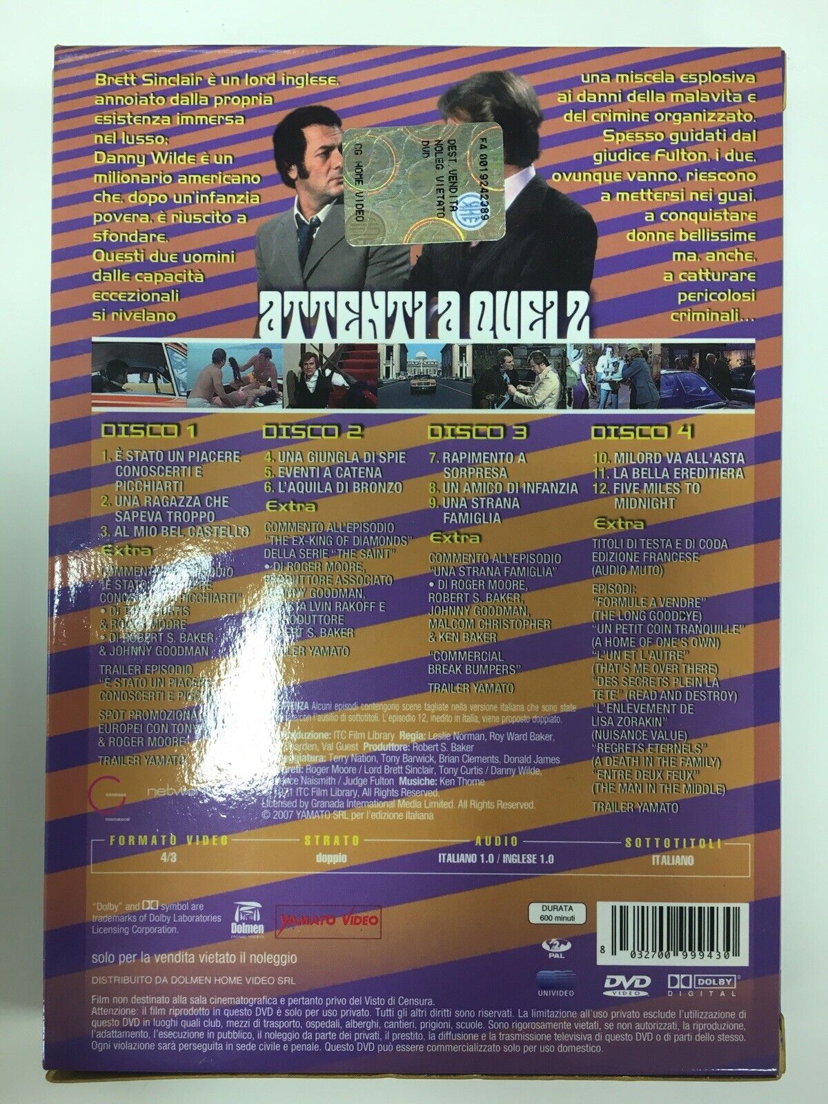 ATTENTI A QUEI 2 MEMORIAL BOX 1 DVD COFANETTO