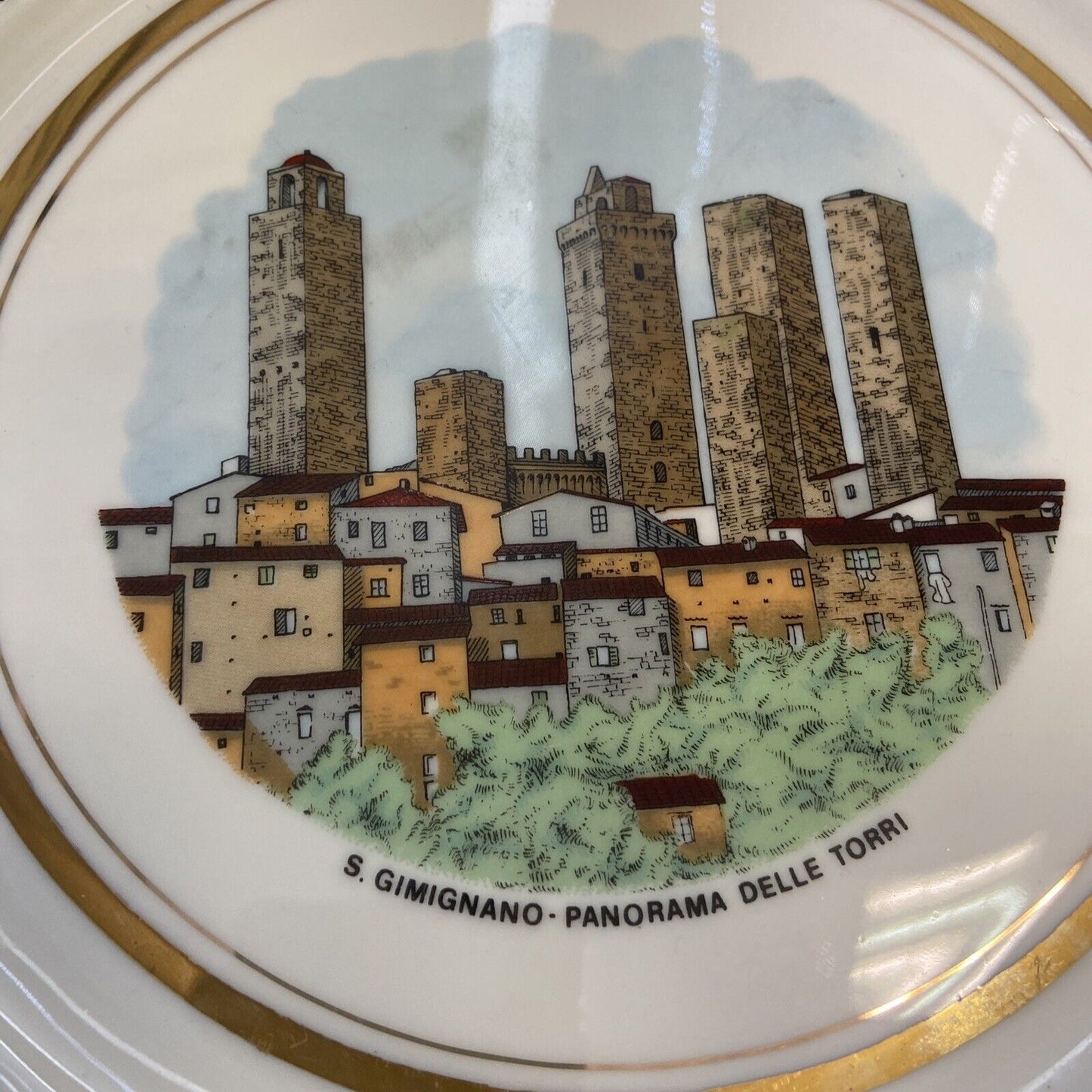 Souvenir Italy - Piatti Bavaria - Firenze - S. Gimignano