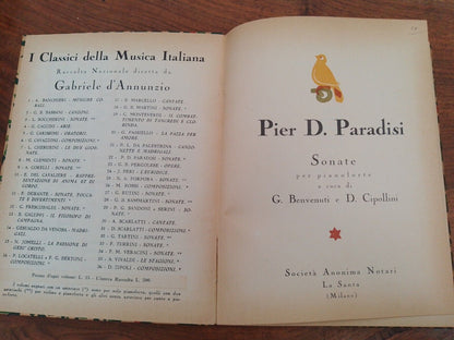 Paradisi, Sonates, Società Anonima Notari, 1919