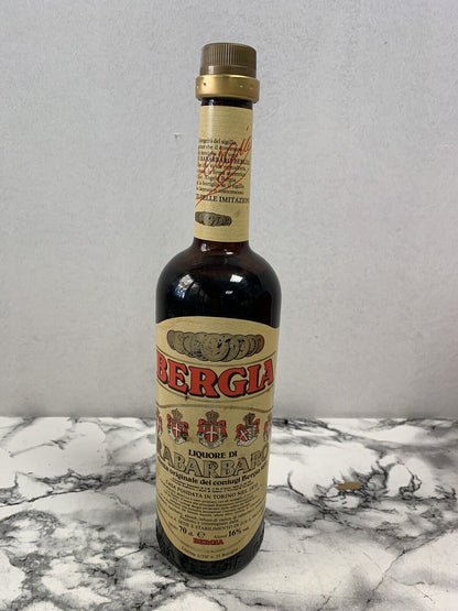 Bottiglia Liquore Di Rabarbaro - Bergia