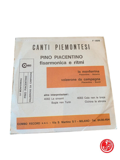 Piedmontese popular songs - Pino Piacentino