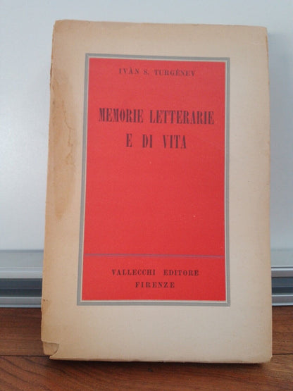 Memorie letterarie e di vita, I. S. Turgenev, Vallecchi