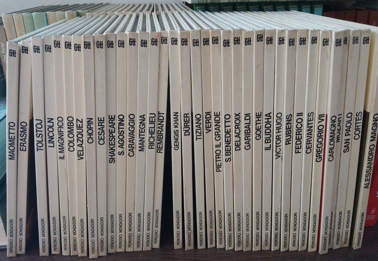 I GRANDI DI TUTTI I TEMPI 35 volumi - Periodici Mondadori - anni '60