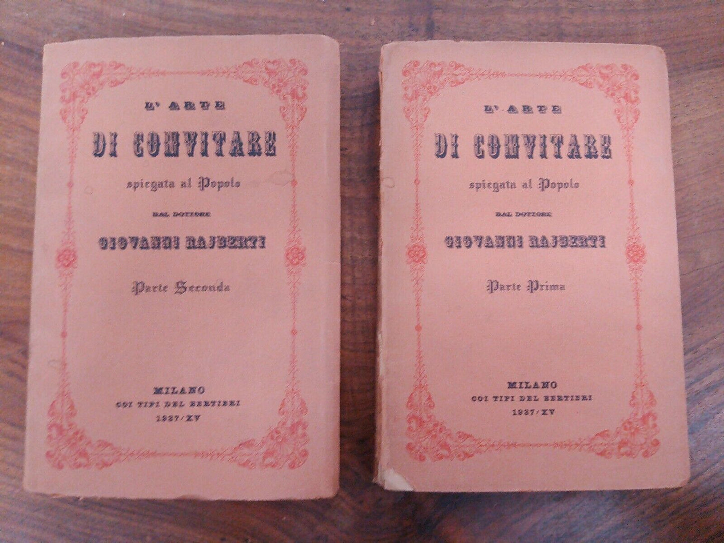 L'art de manger expliqué au peuple, G. Rajberti, parties un et deux, 1937