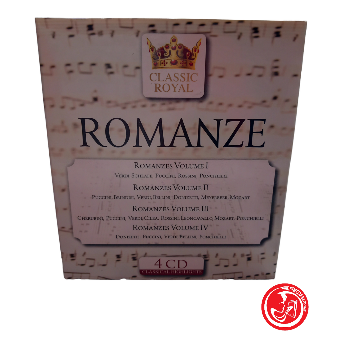 classic royal ROMANZE cofanetto 4 dischi + un libro