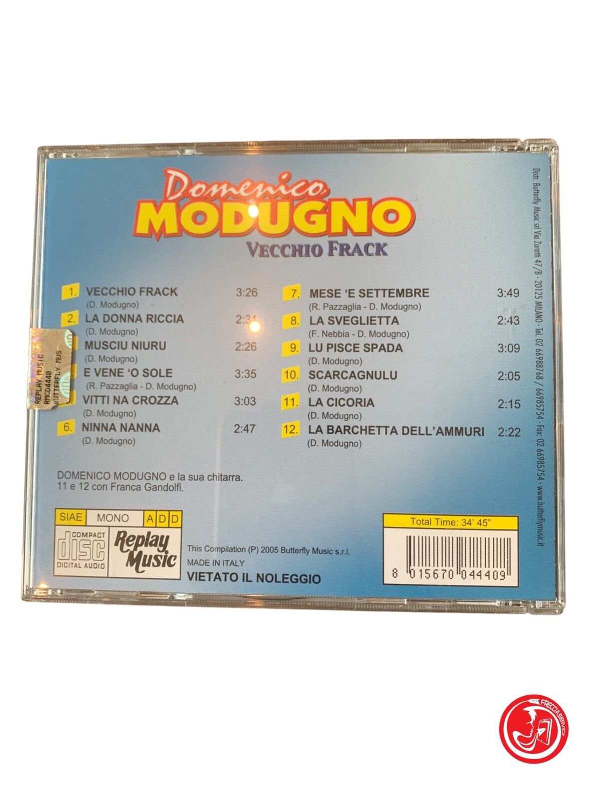 Domenico Modugno - Vecchio Frack