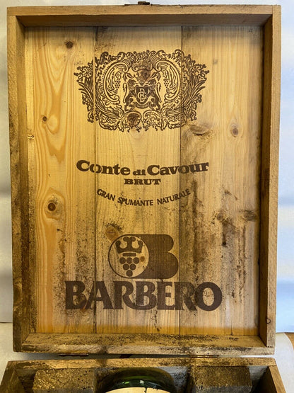 Bottiglie collezione Barbero con scatola originale.